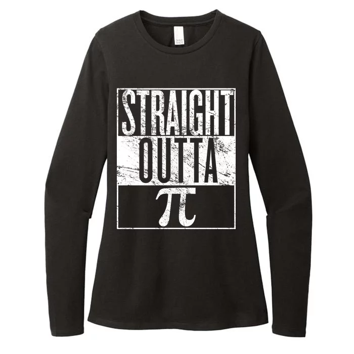 Straight Outta Pi Womens CVC Long Sleeve Shirt