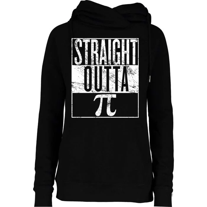 Straight Outta Pi Womens Funnel Neck Pullover Hood