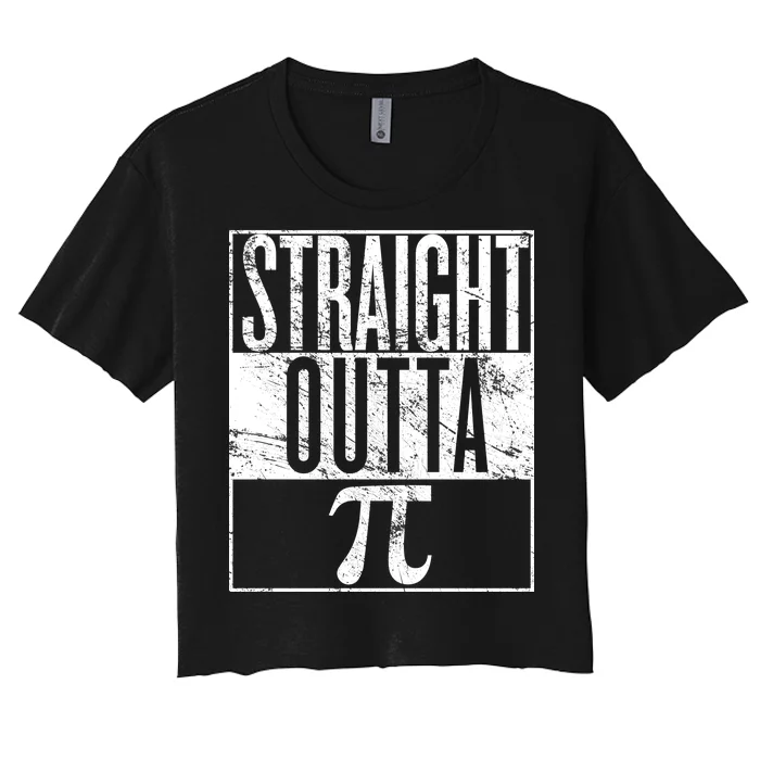 Straight Outta Pi Women's Crop Top Tee