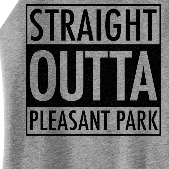 Straight Outta Pleasant Park Women’s Perfect Tri Rocker Tank