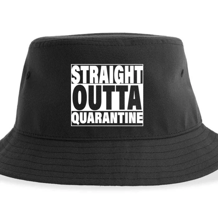 Straight Outta Quarantine Sustainable Bucket Hat