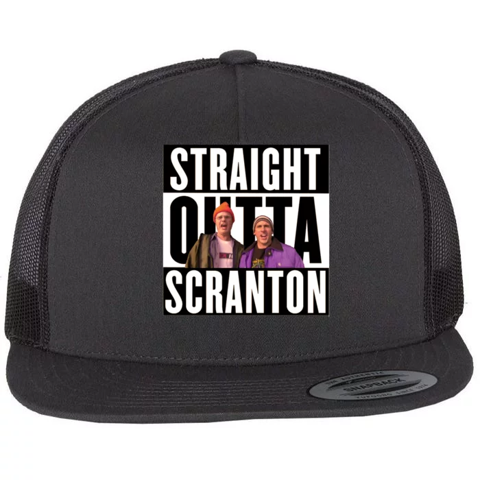 Straight Outta Scranton Flat Bill Trucker Hat