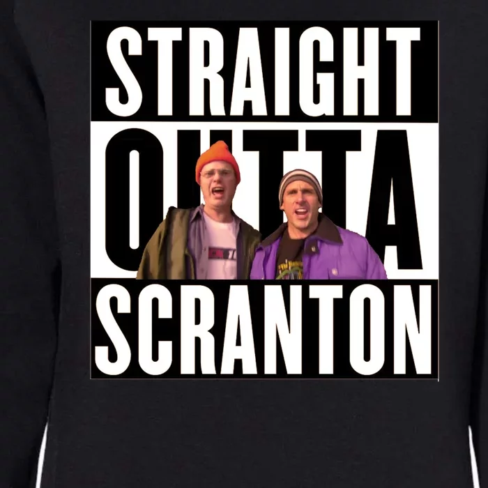 Straight Outta Scranton Womens California Wash Sweatshirt