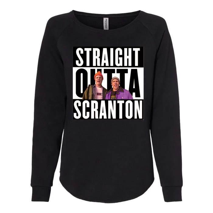 Straight Outta Scranton Womens California Wash Sweatshirt