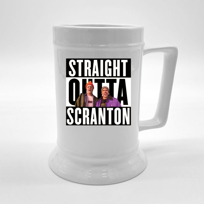 Straight Outta Scranton Front & Back Beer Stein