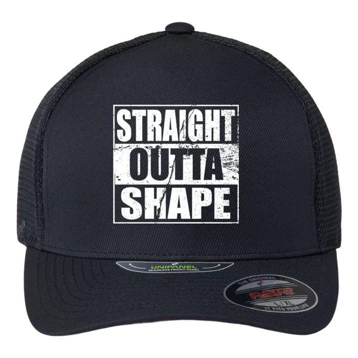 Straight Outta Shape Flexfit Unipanel Trucker Cap