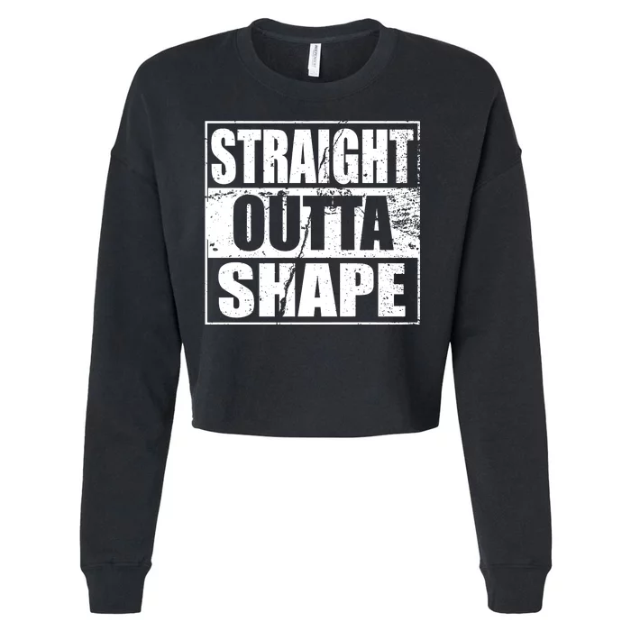 Straight Outta Shape Cropped Pullover Crew