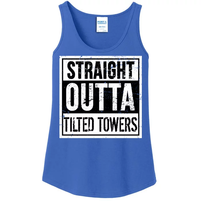 Straight Outta Tilted Towers Ladies Essential Tank