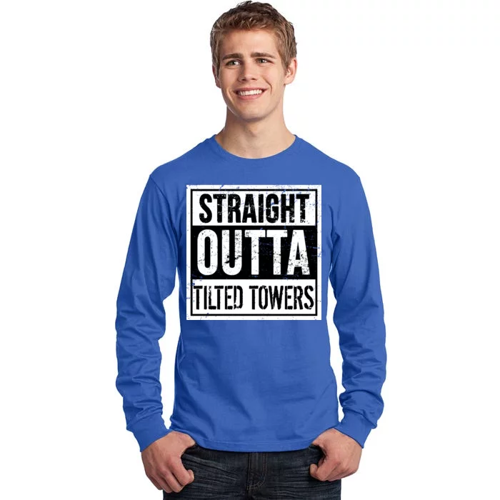 Straight Outta Tilted Towers Tall Long Sleeve T-Shirt