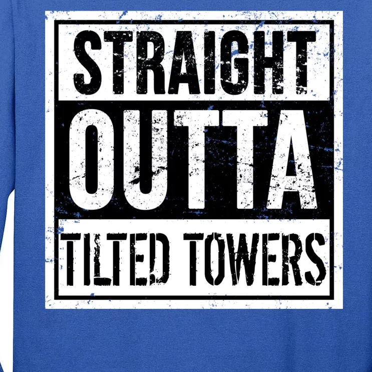 Straight Outta Tilted Towers Tall Long Sleeve T-Shirt