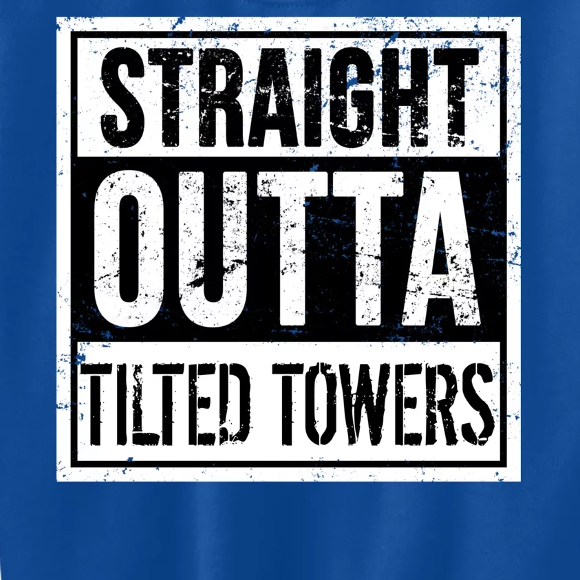 Straight Outta Tilted Towers Kids Sweatshirt