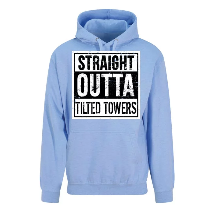 Straight Outta Tilted Towers Unisex Surf Hoodie