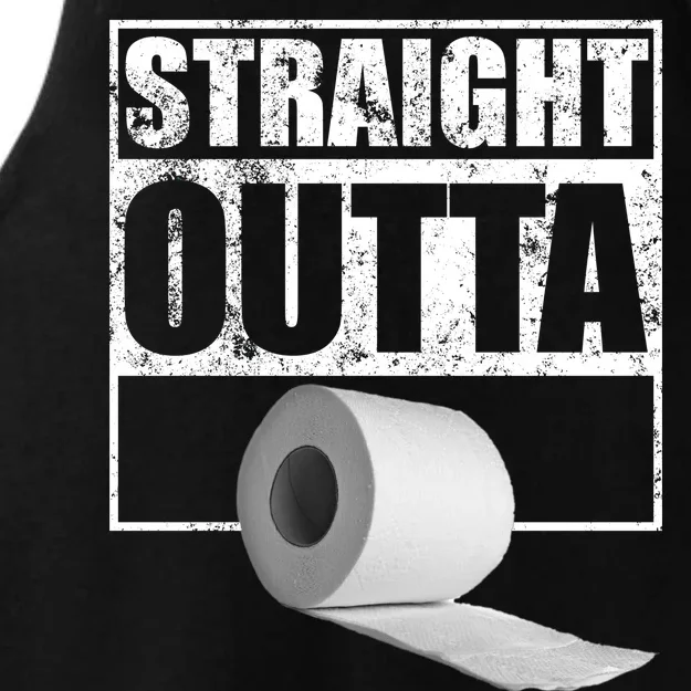 Straight Outta Toilet Paper Ladies Tri-Blend Wicking Tank