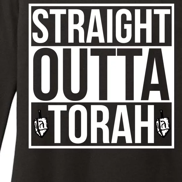 Straight Outta Torah Womens CVC Long Sleeve Shirt