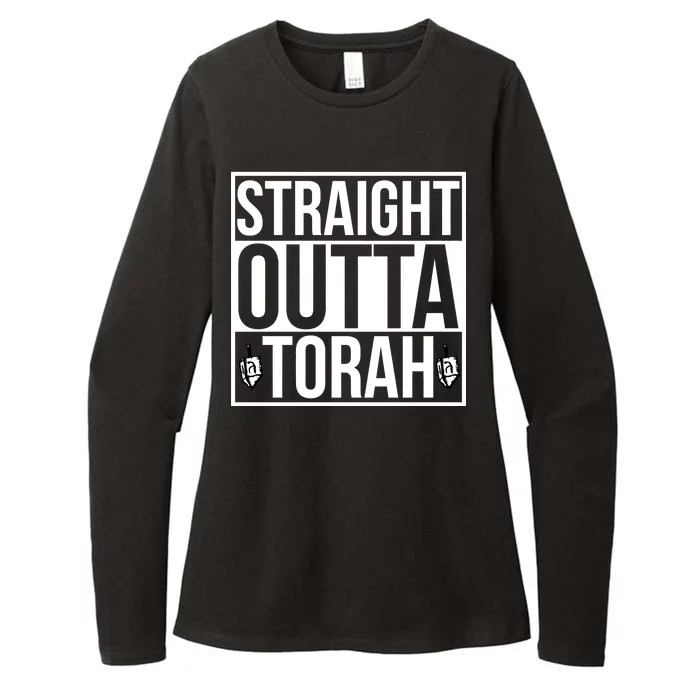 Straight Outta Torah Womens CVC Long Sleeve Shirt