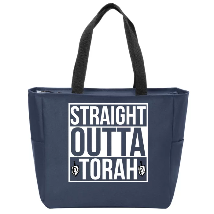 Straight Outta Torah Zip Tote Bag