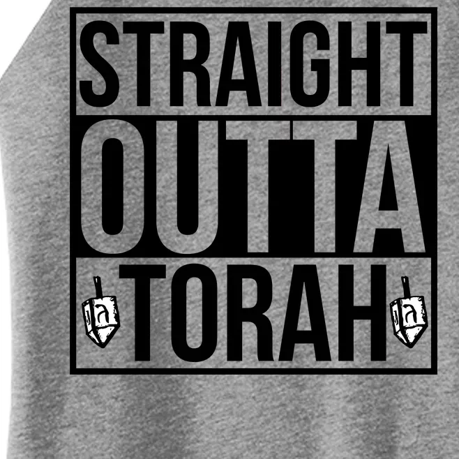 Straight Outta Torah Women’s Perfect Tri Rocker Tank