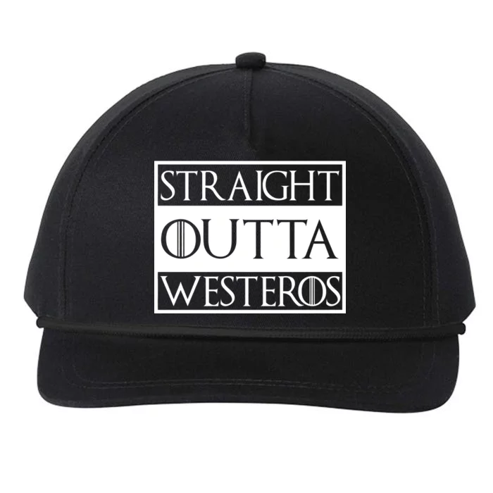 Straight Outta Westeros Snapback Five-Panel Rope Hat