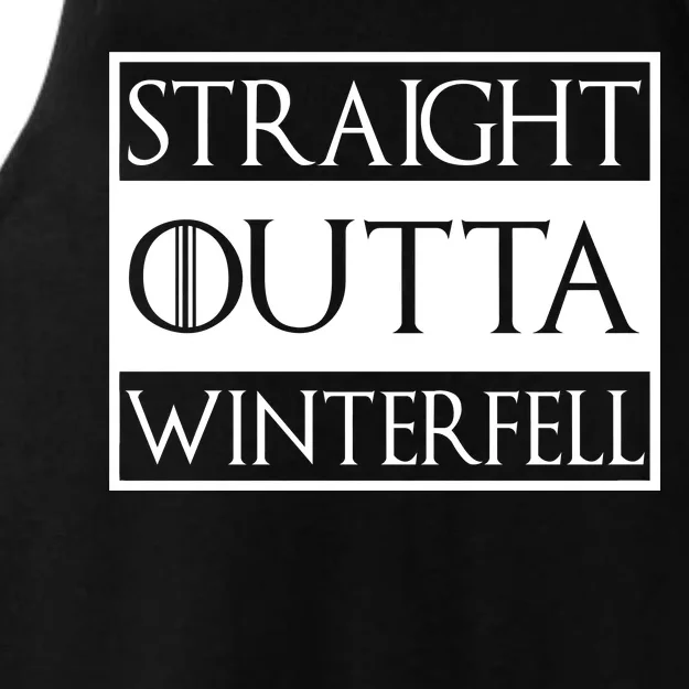 Straight Outta Winterfell Ladies Tri-Blend Wicking Tank