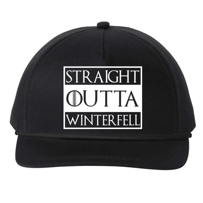 Straight Outta Winterfell Snapback Five-Panel Rope Hat