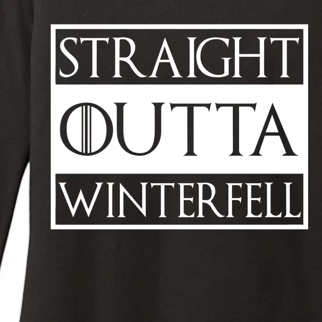 Straight Outta Winterfell Womens CVC Long Sleeve Shirt