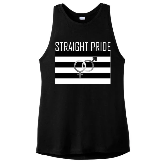 Straight Pride Ladies Tri-Blend Wicking Tank