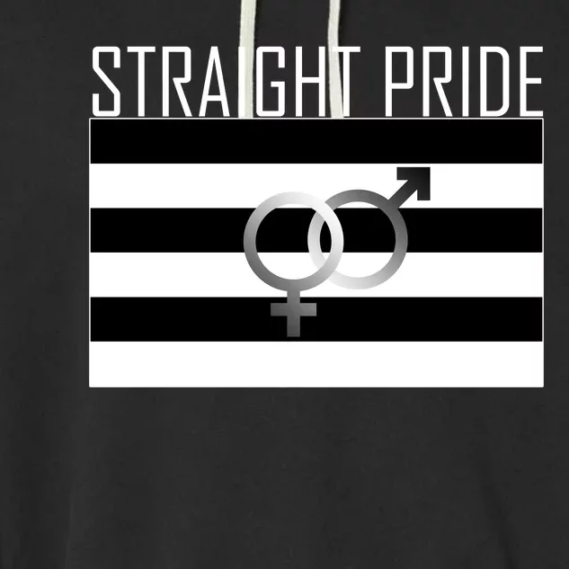 Straight Pride Garment-Dyed Fleece Hoodie