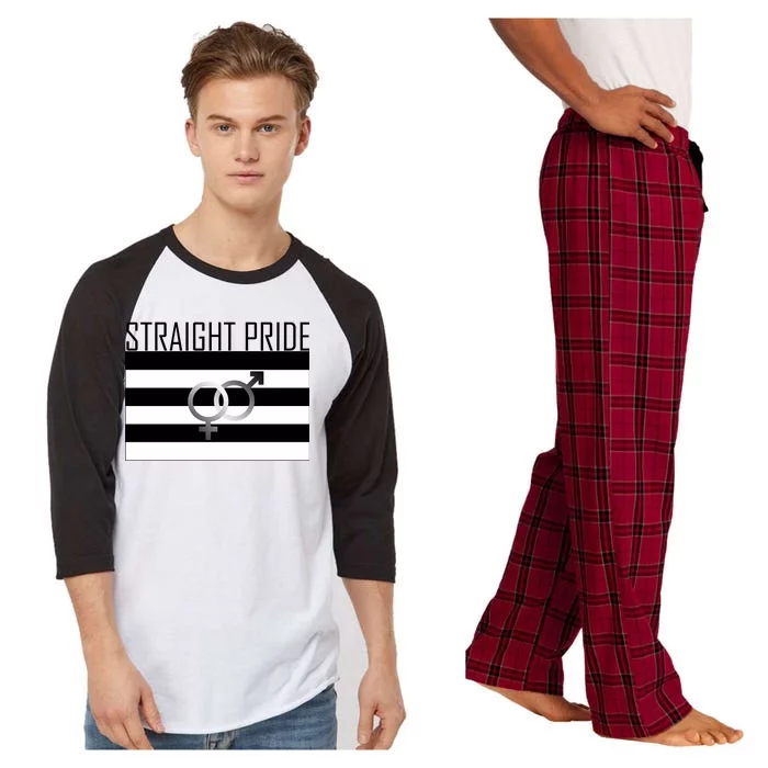 Straight Pride Raglan Sleeve Pajama Set