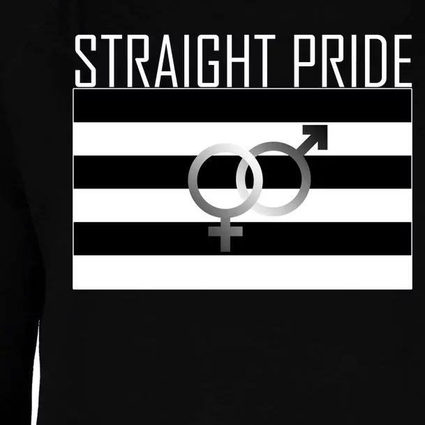 Straight Pride Womens Funnel Neck Pullover Hood