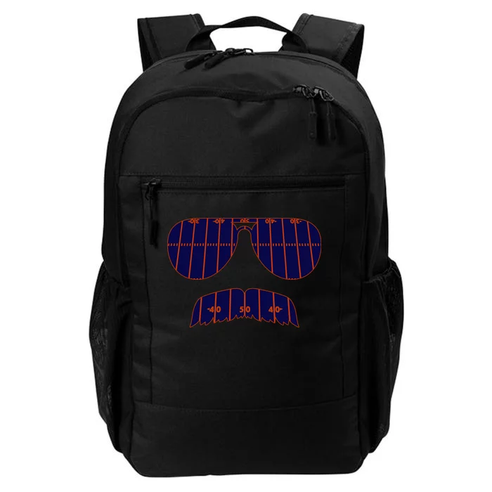 Strange Cargo Football Ditka Glasses And Stache Daily Commute Backpack