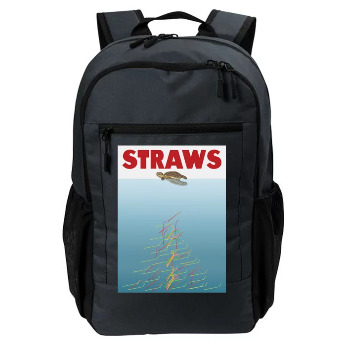 Straws Suck End Plastic Pollution Daily Commute Backpack