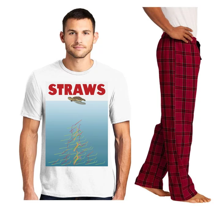 Straws Suck End Plastic Pollution Pajama Set