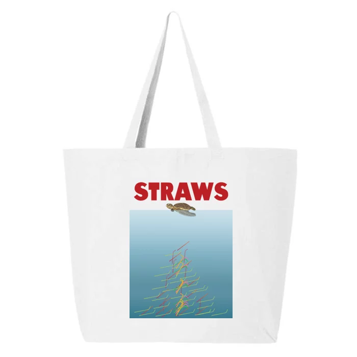 Straws Suck End Plastic Pollution 25L Jumbo Tote