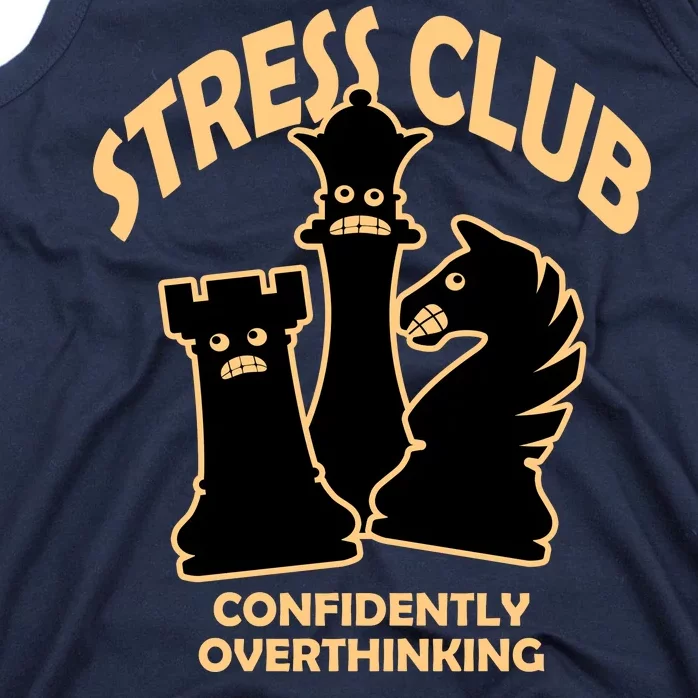 Stress Club Confidently Overthinking Tank Top