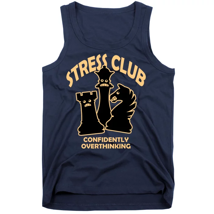 Stress Club Confidently Overthinking Tank Top