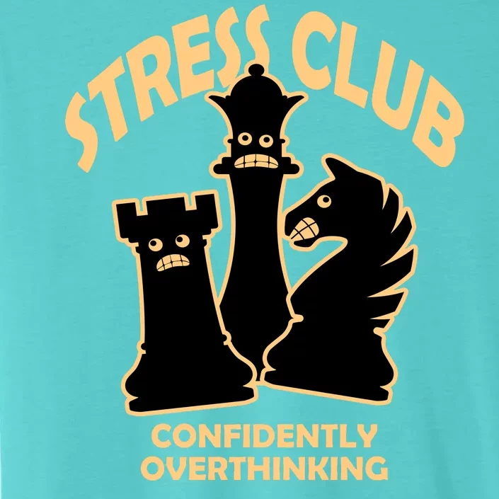 Stress Club Confidently Overthinking ChromaSoft Performance T-Shirt