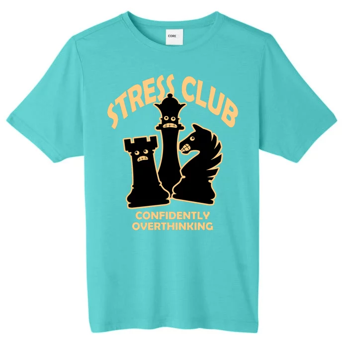 Stress Club Confidently Overthinking ChromaSoft Performance T-Shirt