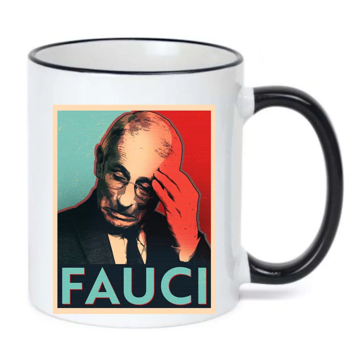 Stressed Dr Fauci Election Black Color Changing Mug