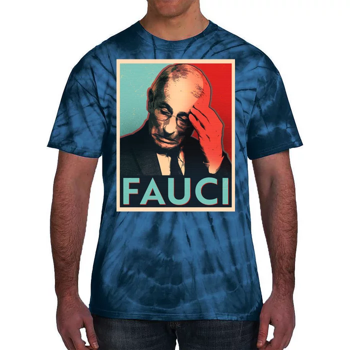 Stressed Dr Fauci Election Tie-Dye T-Shirt