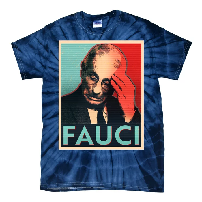 Stressed Dr Fauci Election Tie-Dye T-Shirt