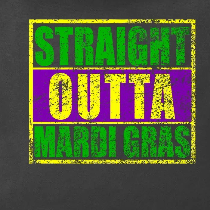 Striaght Outta Mardi Gras New Orleans Party Zip Tote Bag