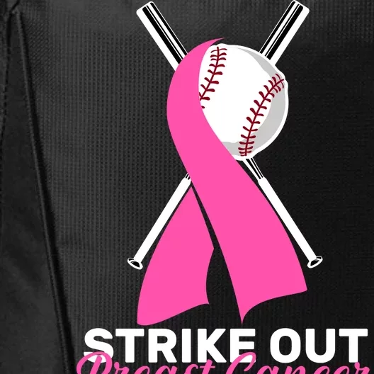 Strike Out Breast Cancer City Backpack