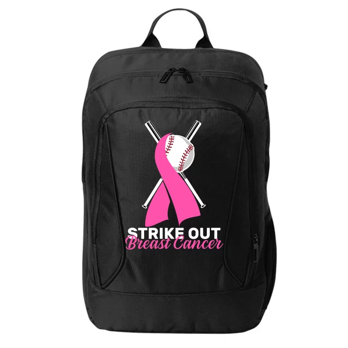 Strike Out Breast Cancer City Backpack