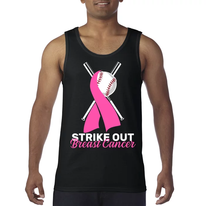 Strike Out Breast Cancer Tank Top