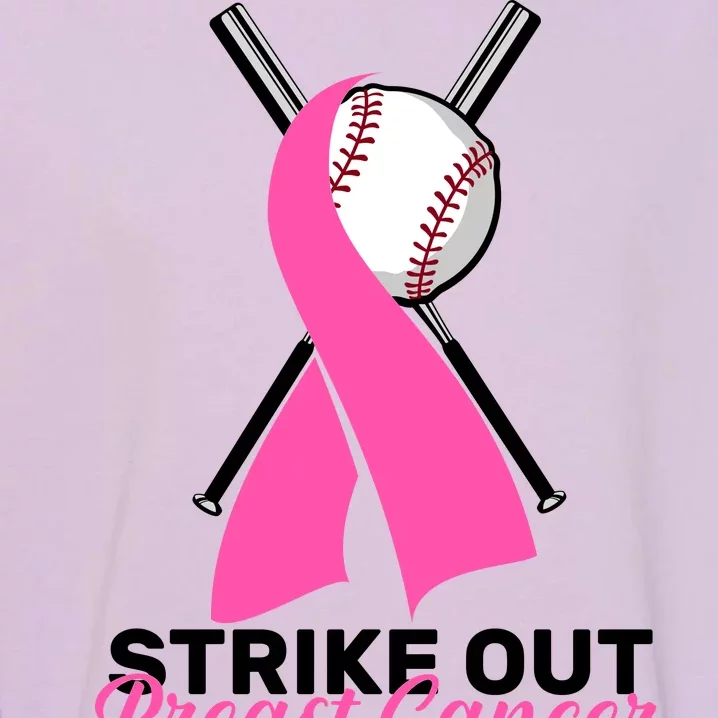 Strike Out Breast Cancer Garment-Dyed Sweatshirt