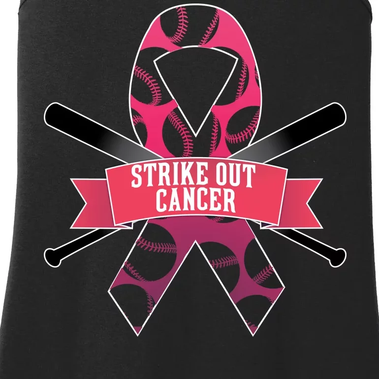 Strike Out Cancer Ladies Essential Tank