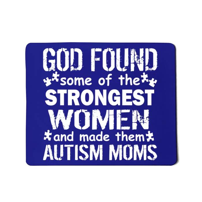 Strong Autism Mom Quote Mousepad