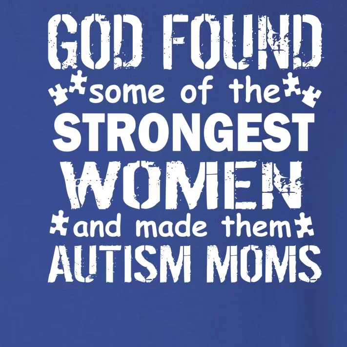 Strong Autism Mom Quote Toddler Long Sleeve Shirt