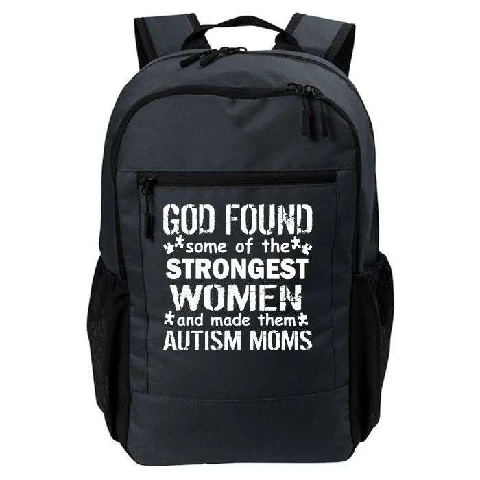 Strong Autism Mom Quote Daily Commute Backpack