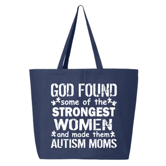 Strong Autism Mom Quote 25L Jumbo Tote